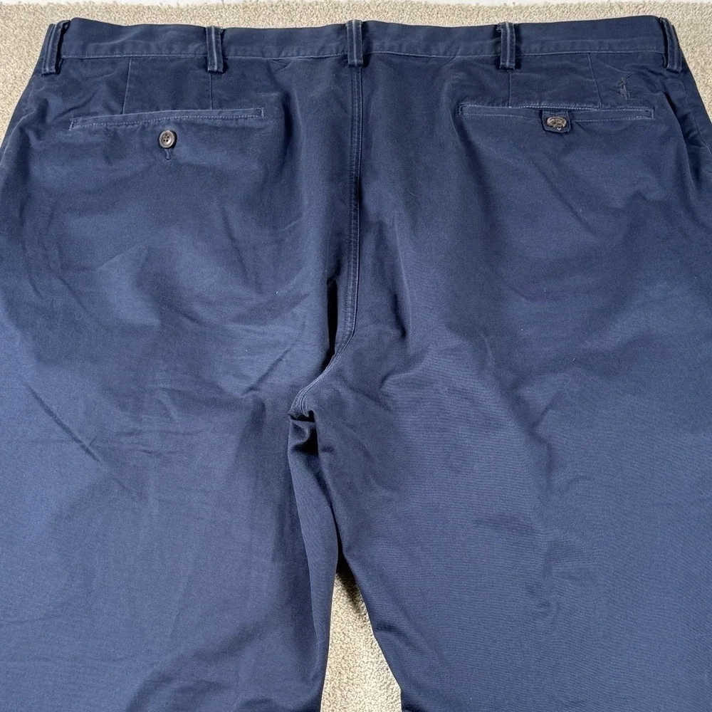 Polo Ralph Lauren Men's Blue Chino Pants 42x33 (tag 42x34) Stretch Classic‎ Fit